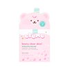 The Crème Shop Boba Bears Beary Clear Skin! Sheet Mask - Brightening, Clarifying with Strawberry Essence and Salicylic Acid for Radiant Glow and Smooth Skin - Korean Beauty Secret, Set of 3