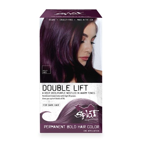 Splat Violet Vibes Double Lift Permament Hair Dye Kit for Brunettes