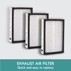 Kenmore K3040 HEPA Replacement Filter for 200 & 400 Series Canister Vacuum Cleaners 81214, 81414, BC2005, BC3005, BC3002, BC4002 (Pack of 3)