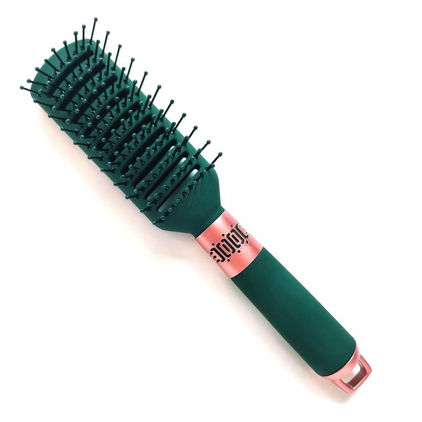 Leenchiry Detangler Hair Brushes Wet Hair Brushes for Women Fashion Blow Drying Brushes Nylon Bristles Styling Hair Brush Anti-Static Detangling Hair Brushes Comb for All Hair Types (Green, Vented)