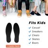 Kids Insoles - Carbon Fiber Insole for Children to Correct Walking Posture or Foot Health, Fit for Plantar Fasciitis and Seville's Disease Pain Relief, Toddlers and Big Kids, 1 Pair Kids Shoe Inserts
