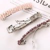 1Pc Black Hair Clips Handmade Rhinestone Barrettes Metal Hair Holders Clips and Barrettes Hair Clips for Women Girls Headwear Styling Hair Accessories