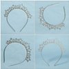Beaupretty Shinny Rhinestone Headband Star Headpiece Christmas Headband Fashion Star Hair Hoop Bridal Wedding Headpiece Goddess Crown 2024 New Year Headband Party Headwear(Gold)