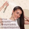 Rice Water for Hair Growth, Mixed with Rosemary and Ginger for Hair Thickening, Moisturizing and Strengthening, Rice Water with Folding Comb, 3.38 fl oz