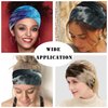FULZTEY Boho Headbands for Women Fashion Wide Head Bands Tie Dye Headwraps Stretchy Yoga Workout Sweat Hairbands Knotted Bandanas Soft Cotton Turban Stylish Hair Accessories for Girls 3 Pack