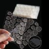 Ultra-Slim Nail Adhesive Tabs - Jelly Double Sided Waterproof Gel Sticker Pads, Seamless Application for Press On Nails, Fake Nail Tips, Nail Glue for Manicures.24 Sizes (5)