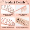 RUMIA Rose Gold 80th Birthday Crown & Sash for Women Glitter 80th Rhinestone Tiara Made in 1944 Sash 80th Birthday Gifts for Women 80th Birthday Decorations Party Supplies