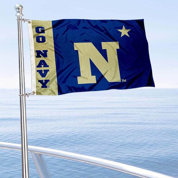 College Flags & Banners Co. Navy Midshipmen Golf Cart Logo Flag