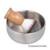 ARTIBETTER Stainless Steel Shaving Bowl with Lid Shaving Soap Bowl Mens Shave Soap Cup For Shaving Soap & Cream(Silver)