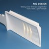 2 Pieces Fade Combs, Professional Barber Cutting Comb Heat Resistant Clipper Comb Blending Flat Top Comb for Men Salon Styling Tools – White