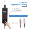 hygger Small Aquarium Betta Heater, Submersible Fish Tahk Heater 10W/25W/50W/100W with LED Digital Display, Suitable for Marine Saltwater and Freshwater up to 5/10/16/26 Gallon