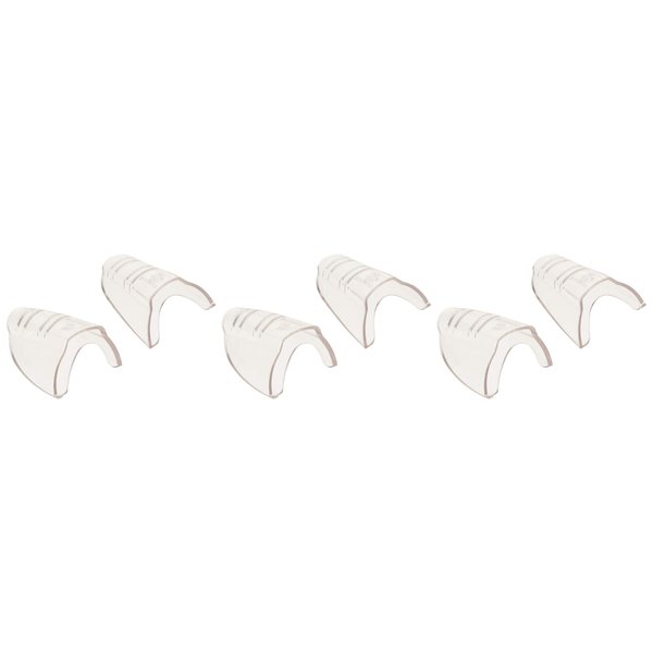 VisionAid 99707-3/Pack H.L. Bouton Slip-On Side Shields for Safety Glasses, Clear Flexible