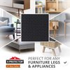 X-PROTECTOR Non Slip Furniture Pads - 16 Premium Furniture Grippers 2"! Self-Adhesive Rubber Feet Furniture Feet - Ideal Non Skid Furniture Pad Floor Protectors - Keep Furniture in Place!