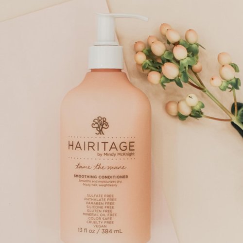 Hairitage Tame the Mane Smoothing Hair Conditioner Formulated with Jojoba Oil + Avocado Oil - Fights + Prevents Frizz - Smoothing + Hydrating - Natural Shine + Fortified Hair, 13 fl. oz.