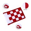 Golf Flag,Green Golf Flags,Solid Nylon and Checkered Training Golf Putting Green Flags, Indoor Outdoor Backyard Garden Portable Golf Target Flags,8.7inch*6inch (White-Red)