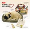 Original Petzzz Huggable Pug Puppy, Dog Toys for Kids and Elderly, Realistic Dog Stuffed Animals, Battery-Operated Stuffed Dog, Companion Interactive Pets with Synthetic Fur - Perfect Petzzz