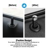 Rsept 4 Pieces Carbon Fiber Car Door Lock Knobs,Car Door Lock Knobs Pin Cover,Universal Door Lock Knob Pull Pins Car Interior Accessories,Pin Truck Door Locks Inner Lock Knob Pull Pins