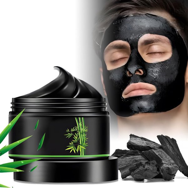 FeiCuiYun Blackhead Remover Mask, Activated Charcoal Peel Off Mask, Charcoal Peel Off Black Mask Facial Mask Purifying and Deep Cleansing for All Skin Types, (120g)