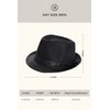 BABEYOND 1920s Mens Gatsby Costume Accessories Set 30s Panama Hat Elastic Y-Back Suspender Pre Tied Bow Tie Pocket Watch and Plastic Cigar (Black Set)