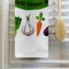3dRose, Image of World Vegan Day - National Vegetation Day, 15x22 Hand Towel