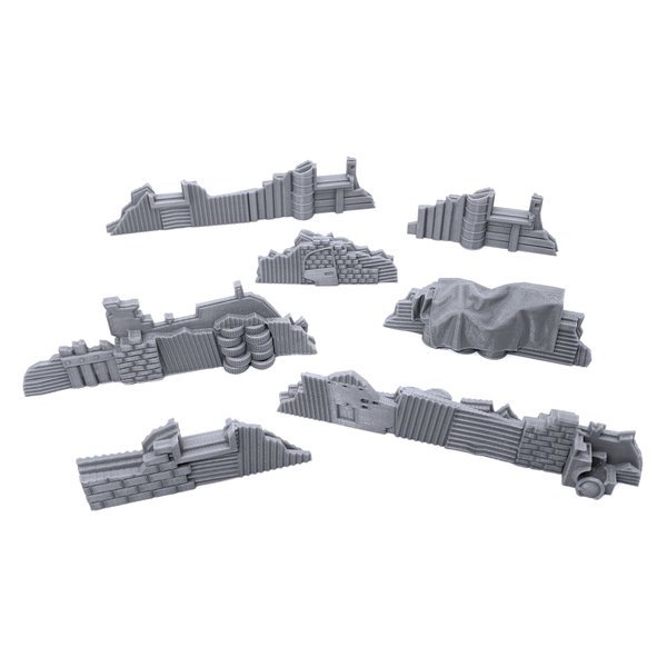 Shanty Obstacles by Terrain4Print, 3D Printed Tabletop RPG Scenery and Wargame Terrain for 28mm Miniatures
