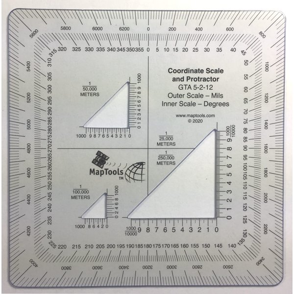 MapTools Military Style UTM/MGRS Coordinate Scale