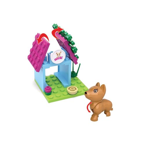 Sluban M38-B0513 Dog House, Multi-Colors