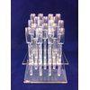 Beauticom 18 Piece Clear Plastic Nail Tip Sticks With Display Stand Set