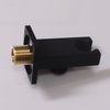 Ownace Square Solid Brass Oil Rubbed Black Hand Held Shower Head With Wall Connector and Hose Set