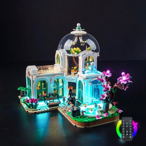 BrickBling LED Light Compatible with Lego Friends 41757 Botanical Garden Building (No Model, Lights Only), Remote Control Version Lighting Kit Compatible with Lego 41757, Light Up Your Greenhouse