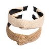 vowyore Fashion Rattan Wide Head Band Boho Headband Summer Bohemian Woven Headwear Hair Head Bands Hair Band for Woman Girl Hair Accessories