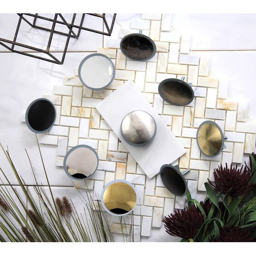 Kingston Brass Gourmet Scape SC1008 Studio Accessory Faucet Hole Cover Kitchen Sink, Brushed Nickel 2 inch Diameter