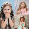 CIEHER Rapunzel Crown & Birthday Sash Set, Birthday Crown and Birthday Girl Sash for Women Girls, Birthday Decorations for Girls Birthday Gifts for Friends
