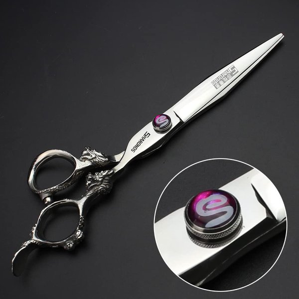 SHARONDS Hair Cutting Scissors Hairdressing Scissors Thinning Scissor Professional Barber Salon Home Shear For Men Women (7-inch 4pc)