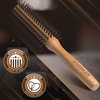 Bossman Boar & Nylon Bristle Hair Brush - 2 inch Round Brush - Blow Dryer Brush for Styling, Curling - Detangling and Straightening Hair Dryer Brush