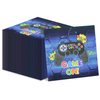 Video Game Party Decorations, 100 Pcs Video Game Napkins Blue Gaming Table Napkins Game On Lunch Napkins for Video Game Theme Party, Kids Birthday