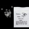 10 Packs Dental Orthodontics 3-1/2 Oz Force Clear Elastics Rubber Bands 3/16" Rabbit 1000pcs