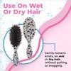 Wet Brush Original Detangler Hair Brush - Supercharged Sand - All Hair Types - Ultra-Soft IntelliFlex Detangler Bristles Glide Through Tangles with Ease - Pain-Free Comb for Men & Women