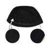 Bamboo Fiber Wigs Cap Soft Lace Fiber Wigs Cap with Adjustable Strap for Wig Making (Black)