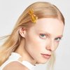 4 Pack Tortoise Shell Bow Hair Clip Alligator Hair Clips Duckbill Hair Clips Acrylic Resin Hair Clips Acetate Hair Barrettes French Design Bow Hair pins Fashion Hollow Bow Hair Clips for Women Girls