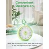 Visual Timer for Kids, 60-Minute Countdown Timer for Classroom, Desk Timer Kid Time Management Tools with Silent Operation, Pomodoro Timer Astronaut Space Pattern Green