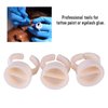 100 Pieces Cup Rings Glue Rings,Silicone Semi-Permanent Rings Nail Art Adhesive Glue Holders Palette For For Eyelash Extension Nail Art (L)