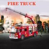 Ailejia Fire Engine Rescue Trucks Diecast Toy US Style Firetruck Toy Cars for Boys and Girls (Fire Truck)