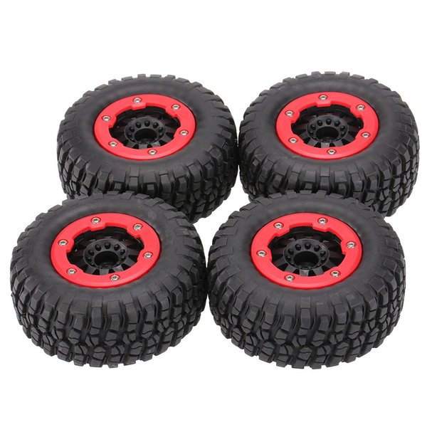 Goolsky AUSTAR 4Pcs AX-3009 High Performance 108mm 1/10 Short Course Truck Tires with Wheel Rim for All Terrain