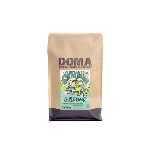 Doma Coffee "The Chronic - Super Dank" Dark Roasted Fair Trade Organic Whole Bean Coffee - 2 Pound Bag