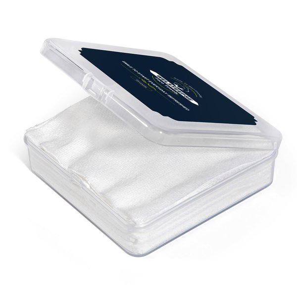 Welsteepse Ultra Soft Disposable Face Towel，Disposable Clinically Tested Face Towelette ，Makeup Remover Dry Wipes (15 Counts, 7.87inch x 7.87inch)