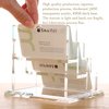 YUXUN Business Card Holder Display for Desk, Clear Acrylic Cards Organizer 3 Tier 3 Slots, Business Card Stand for Men and Women 1 Pack (3 slots) 3slots…