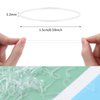 Dimeho 1000 Pcs Clear Elastic Hair Rubber Bands, Mini Rubber Hair Bands Non-slip Elastic Hair Tie Soft Hair Elastics Braids Rubber Bands Small Hair Accessories(Clear)