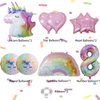 Unicorn Balloons Unicorn Birthday Party Decorations for Girls with Heart Star Rainbow Balloons Wedding Baby Shower Unicorn Party Supplies (Number 8)