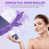 VELORA Silicone Ice Roller for Face and Eyes - Reusable Ice Mold for Puffiness Relief, Bright Skin, Fine Lines, Pores, Acne - Ice Face Roller (Purple)